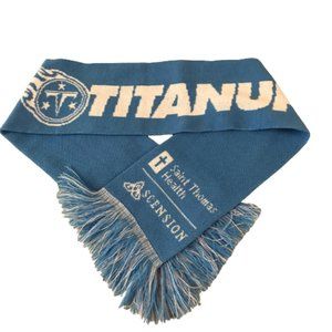 Tennessee Titans Titan Up NFL Football Fringe Scarf Blue OS